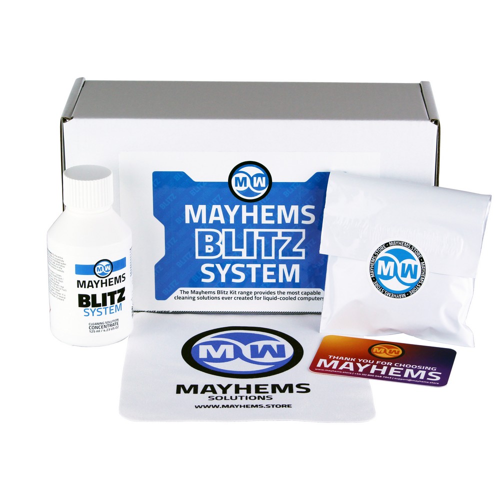 Mayhems - Mayhems - PC Cleaning Kit - Blitz System - Coolant Loop Cleaning, For Initial Setup and Coolant Change