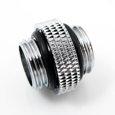 XSPC G1/4" 5mm Male to Male Fitting (Chrome)