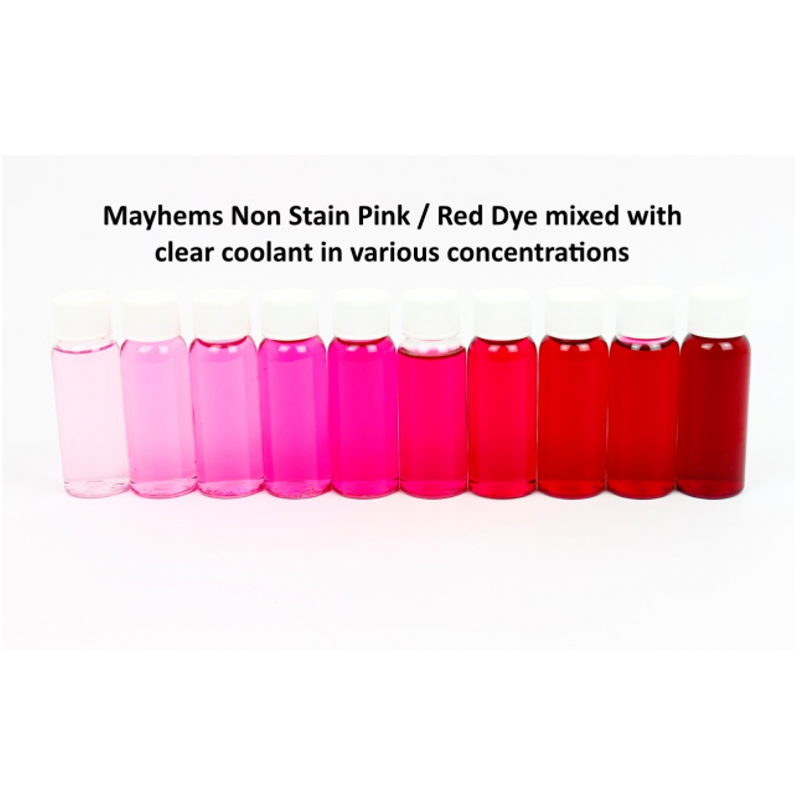 Mayhems - Mayhems - PC Coolant Dye - Non-Stain Series - Advanced Non-Stain Formula, 15 ml, Pink/Red