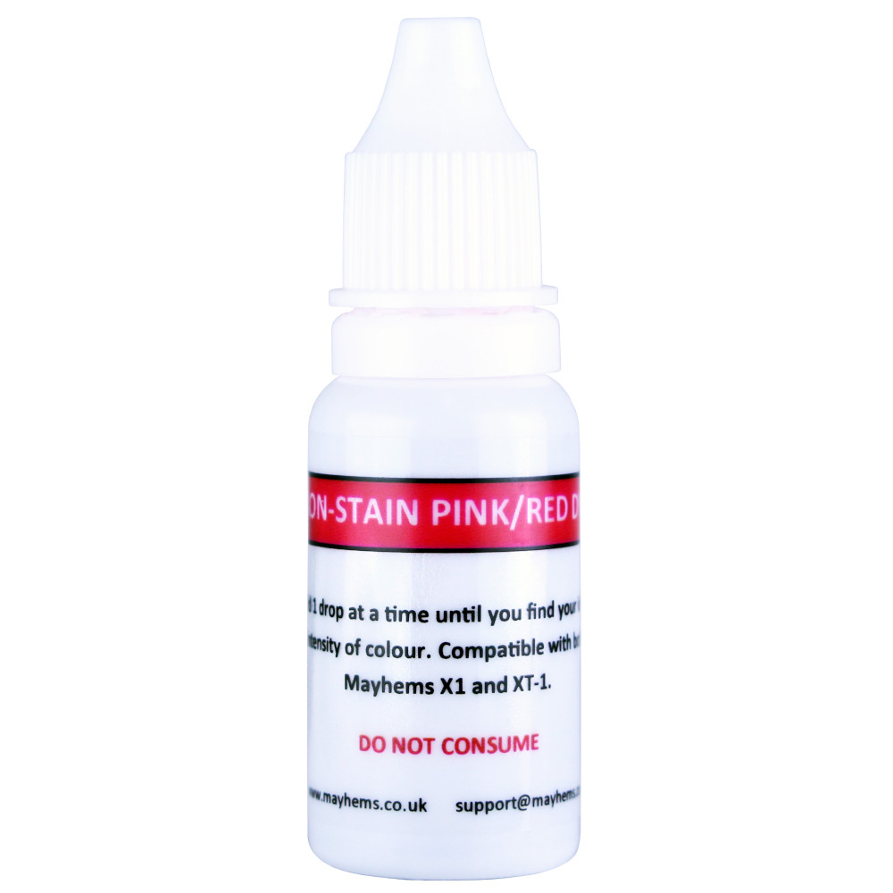 Mayhems - Mayhems - PC Coolant Dye - Non-Stain Series - Advanced Non-Stain Formula, 15 ml, Pink/Red