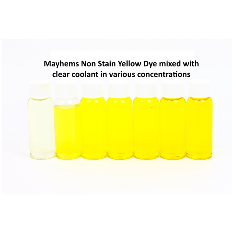 Mayhems - Mayhems - PC Coolant Dye - Non-Stain Series - Advanced Non-Stain Formula, 15 ml, Yellow