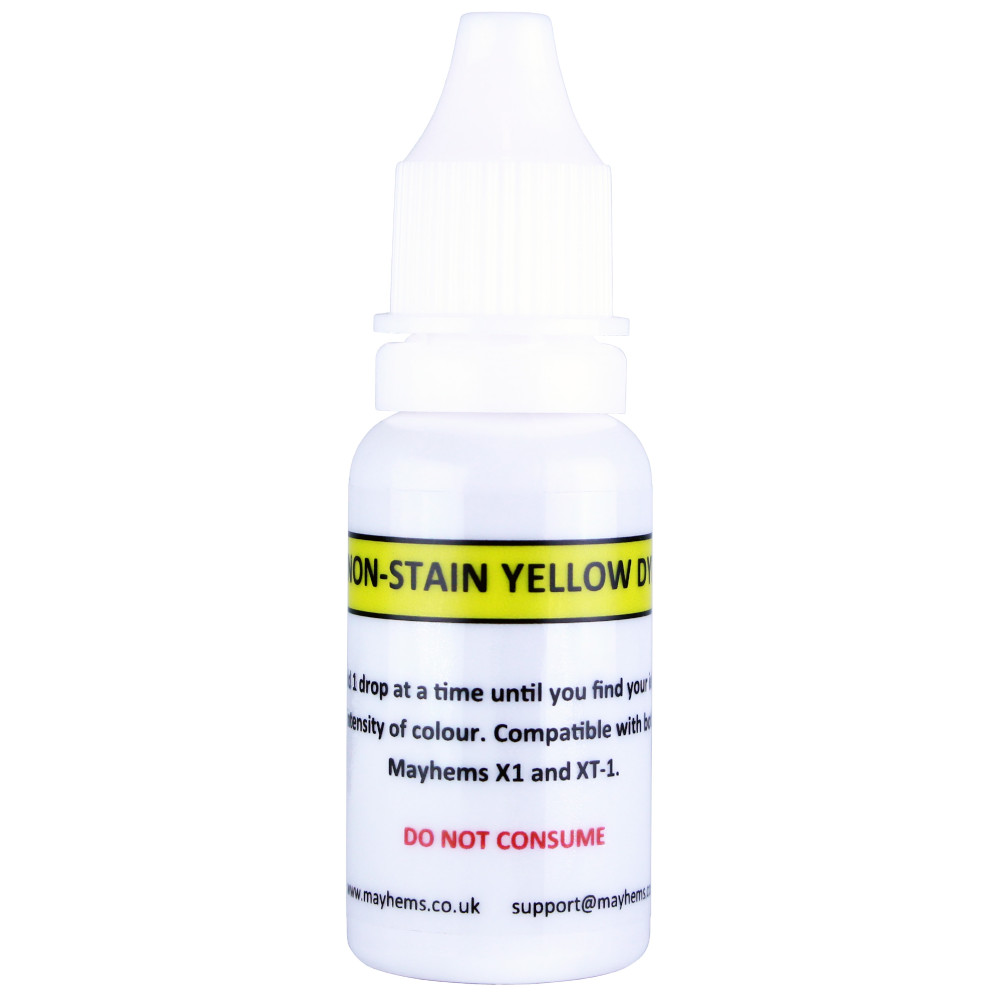 Mayhems - Mayhems - PC Coolant Dye - Non-Stain Series - Advanced Non-Stain Formula, 15 ml, Yellow