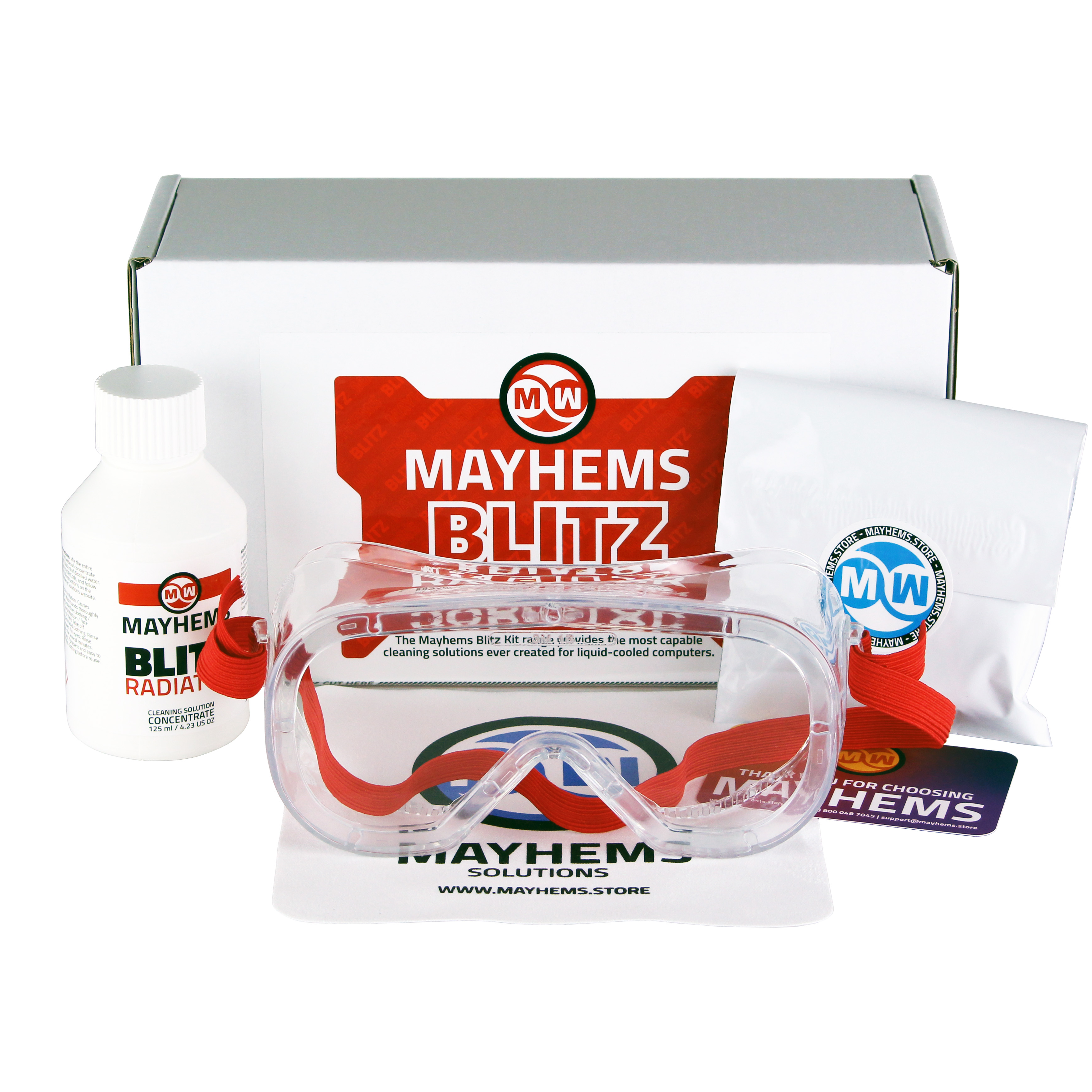 Mayhems - PC Cleaning Kit - Blitz Radiator - Radiator Cleaning, For Initial Setup and Coolant Change
