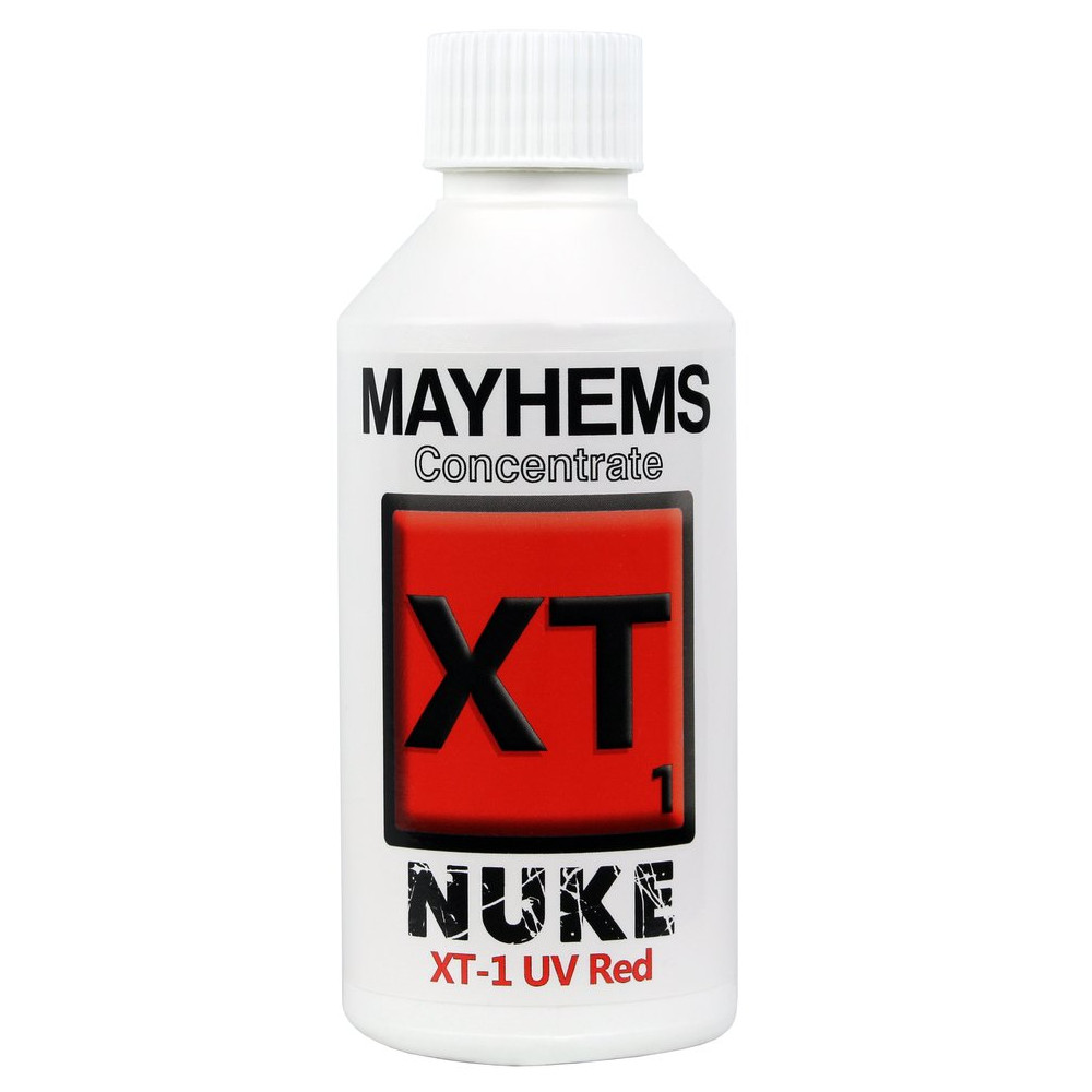 Mayhems - PC Coolant - XT1 Concentrate - Thermal Performance Series, UV Fluorescent, 250 ml, Red