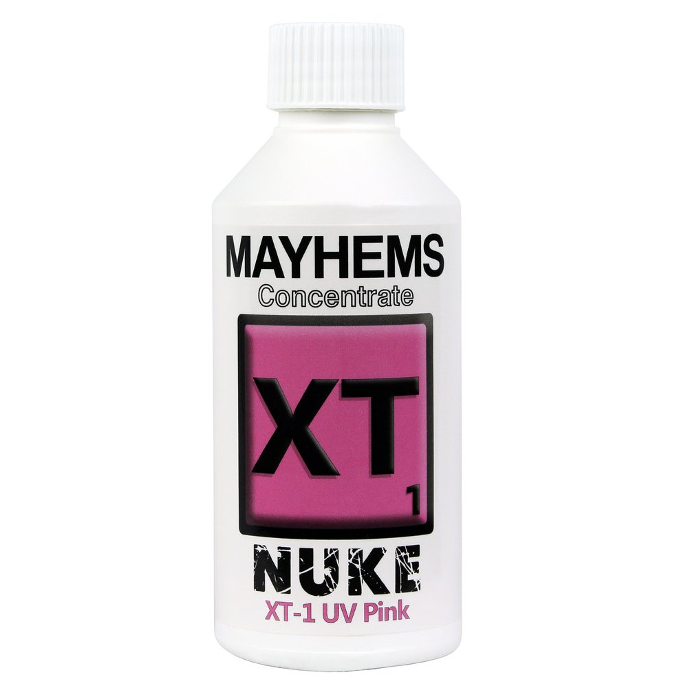 Mayhems - PC Coolant - XT1 Concentrate - Thermal Performance Series, UV Fluorescent, 250 ml, Pink