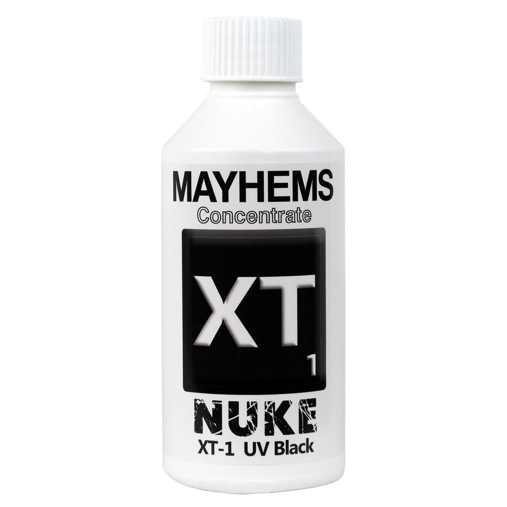 Mayhems - PC Coolant - XT1 Concentrate - Thermal Performance Series, UV Fluorescent, 250 ml, Black