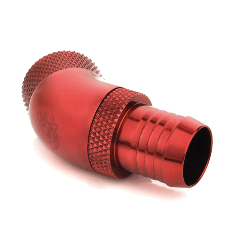 Bitspower Deep Blood Red Dual Rotary 45-Degree 1/2" Fitting