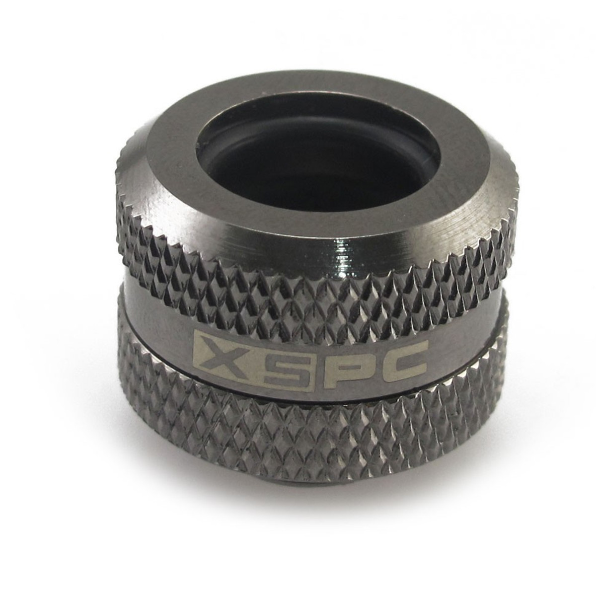 XSPC - XSPC G1/4" to 14mm Rigid Tubing Triple Seal Fitting - (Black Chrome)