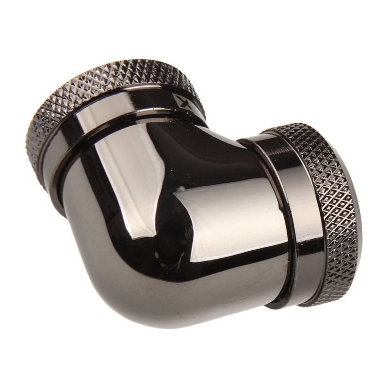XSPC - XSPC 14mm Rigid Tubing Elbow Fitting (Black Chrome)