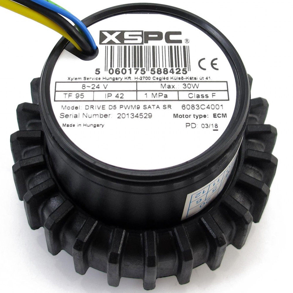 XSPC - XSPC D5 PWM Sata Powered Pump Without Front Cover