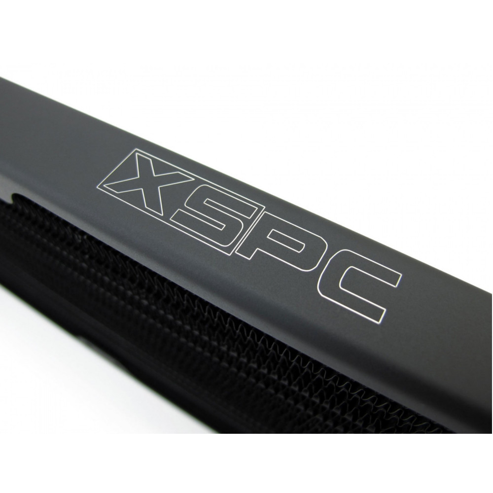 XSPC - XSPC TX240 Crossflow Ultra Thin Dual Fan Black Radiator - 240mm