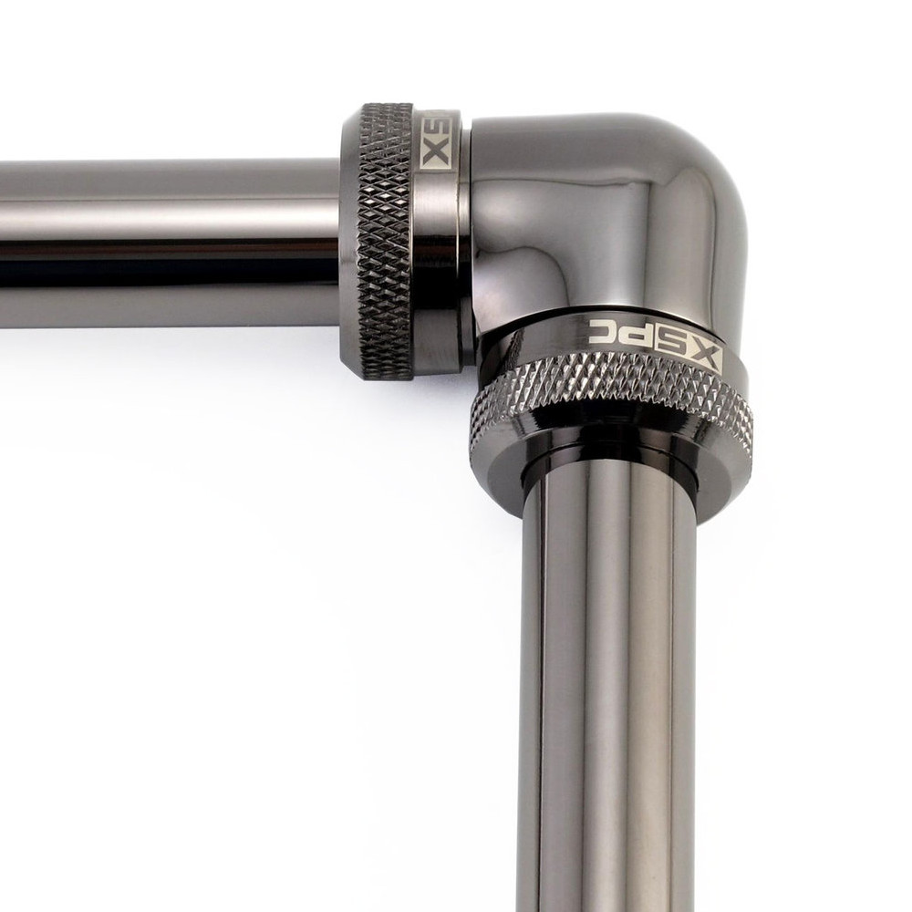 XSPC - XSPC 14mm Rigid Tubing Elbow Fitting (Matte Black)