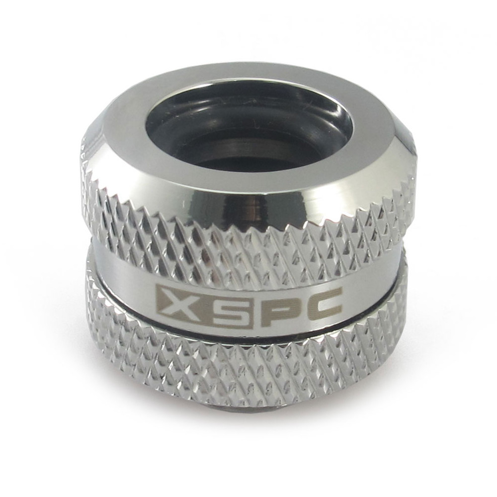 XSPC - XSPC G1/4" to 14mm Rigid Tubing Triple Seal 8 Pack - Chrome