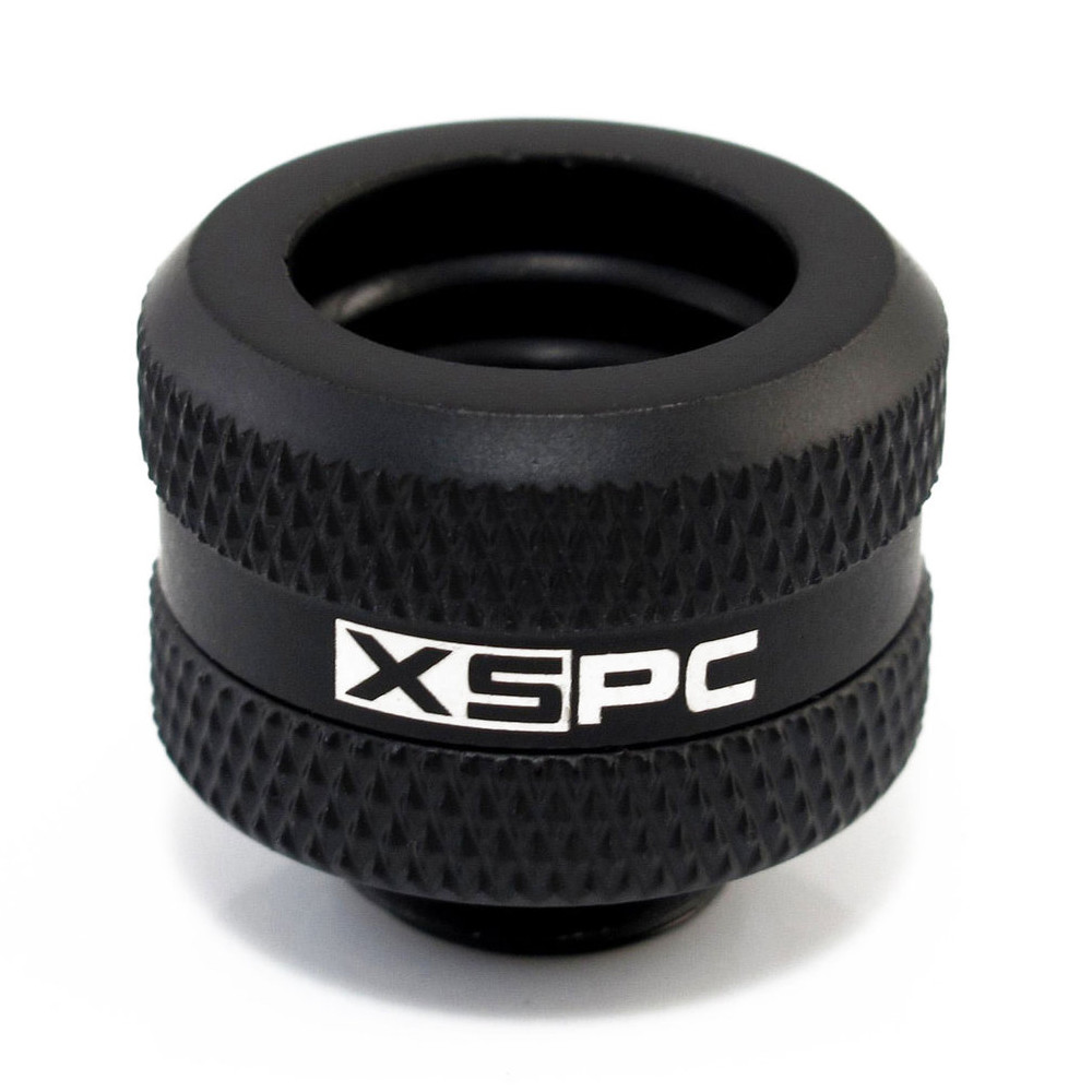 XSPC - XSPC G1/4" to 14mm Rigid Tubing Triple Seal 8 Pack - Matte Black