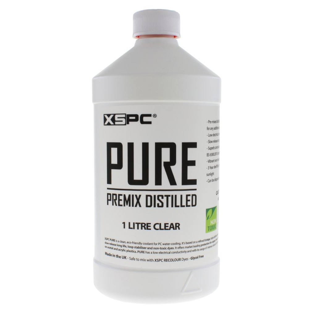XSPC PURE Premix Distilled Coolant 1 Litre - Clear