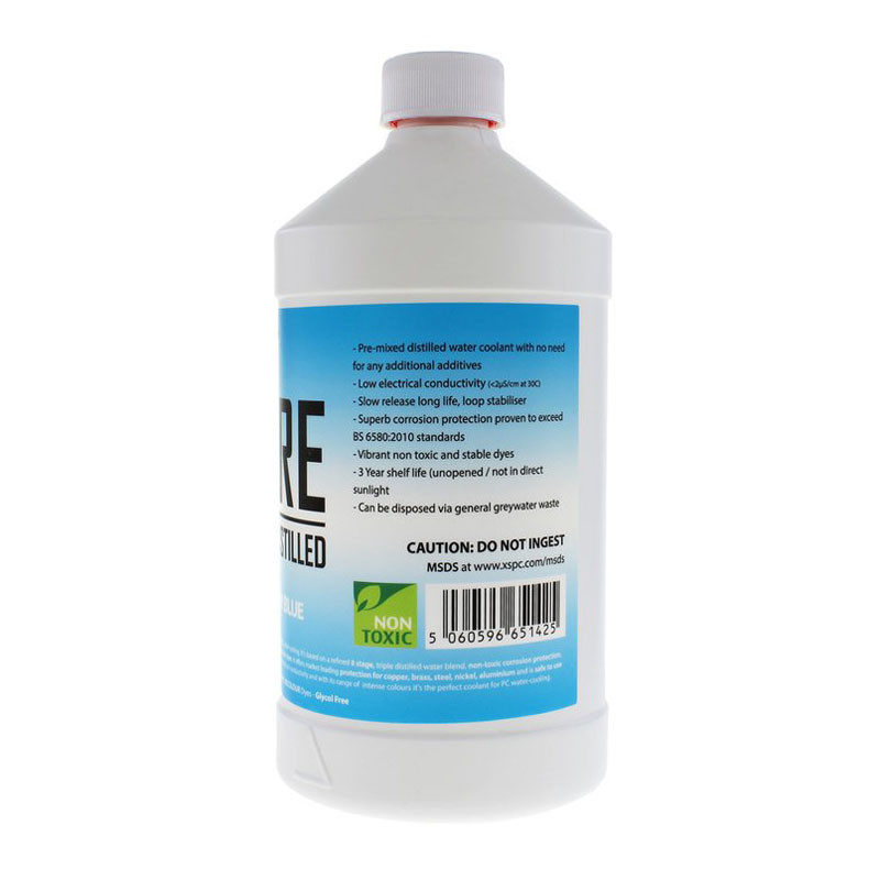 XSPC - XSPC PURE Premix Distilled Coolant 1 Litre - UV Blue