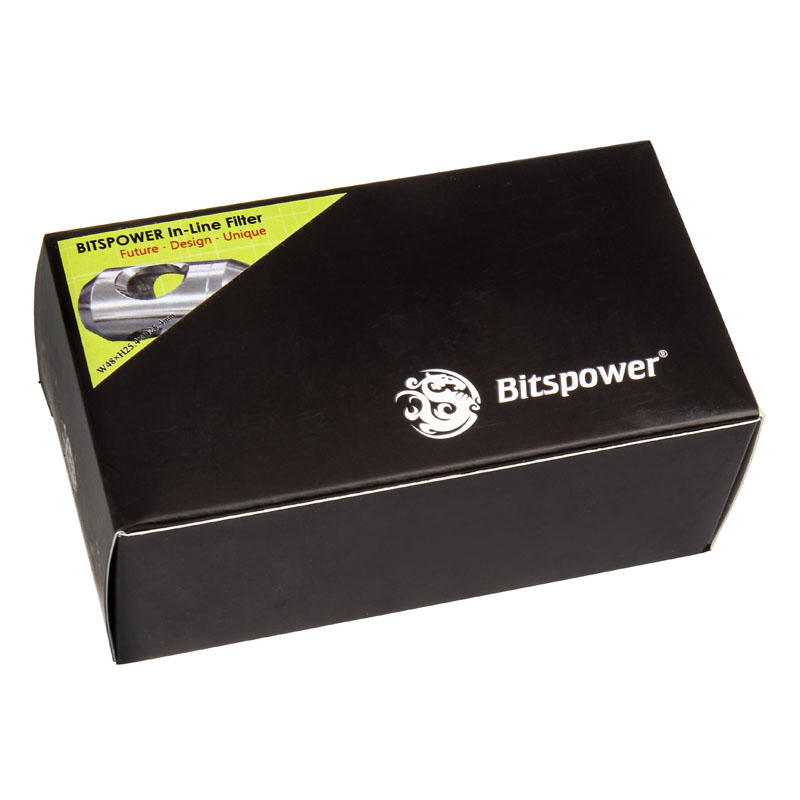 Bitspower - Bitspower In-Line Filter - Shiny Silver