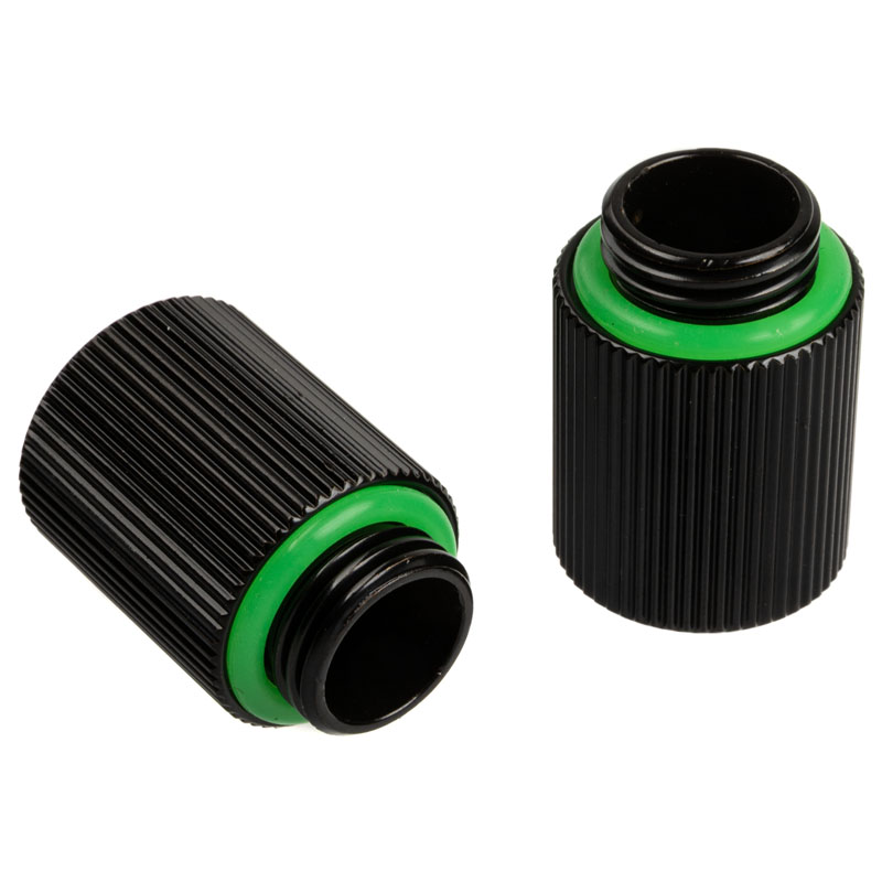 Bitspower - Bitspower Touchaqua 20mm Extender Fitting - Black (2 PCS )