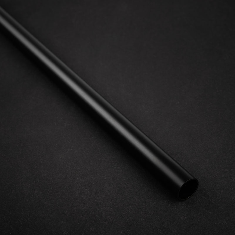 Bitspower - Bitspower None Chamfer Brass Hard Tubing 12mm OD, 500mm - carbon black