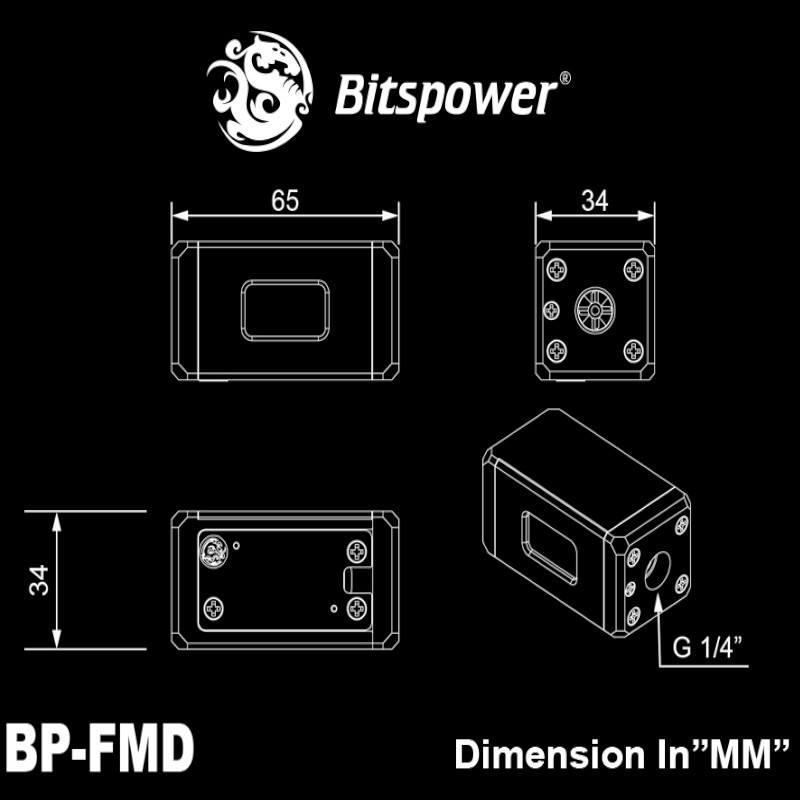 Bitspower - Bitspower Digital Flow Metre Display