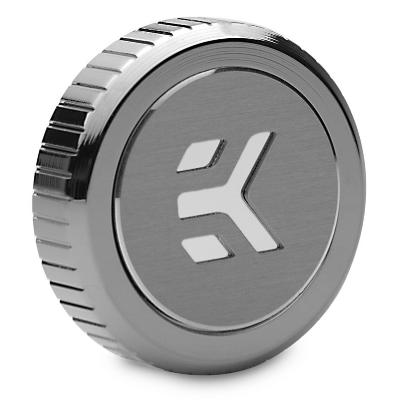 EK Water Blocks EK-Quantum Torque Plug w/Badge - Black Nickel