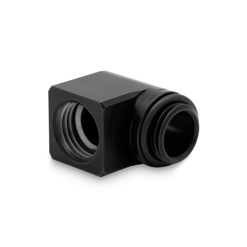EK Water Blocks - EK Water Blocks EK-Quantum Torque Micro 90° Rotary Fitting - Black