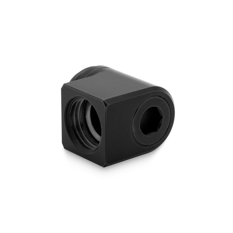 EK Water Blocks - EK Water Blocks EK-Quantum Torque Micro 90° Rotary Fitting - Black