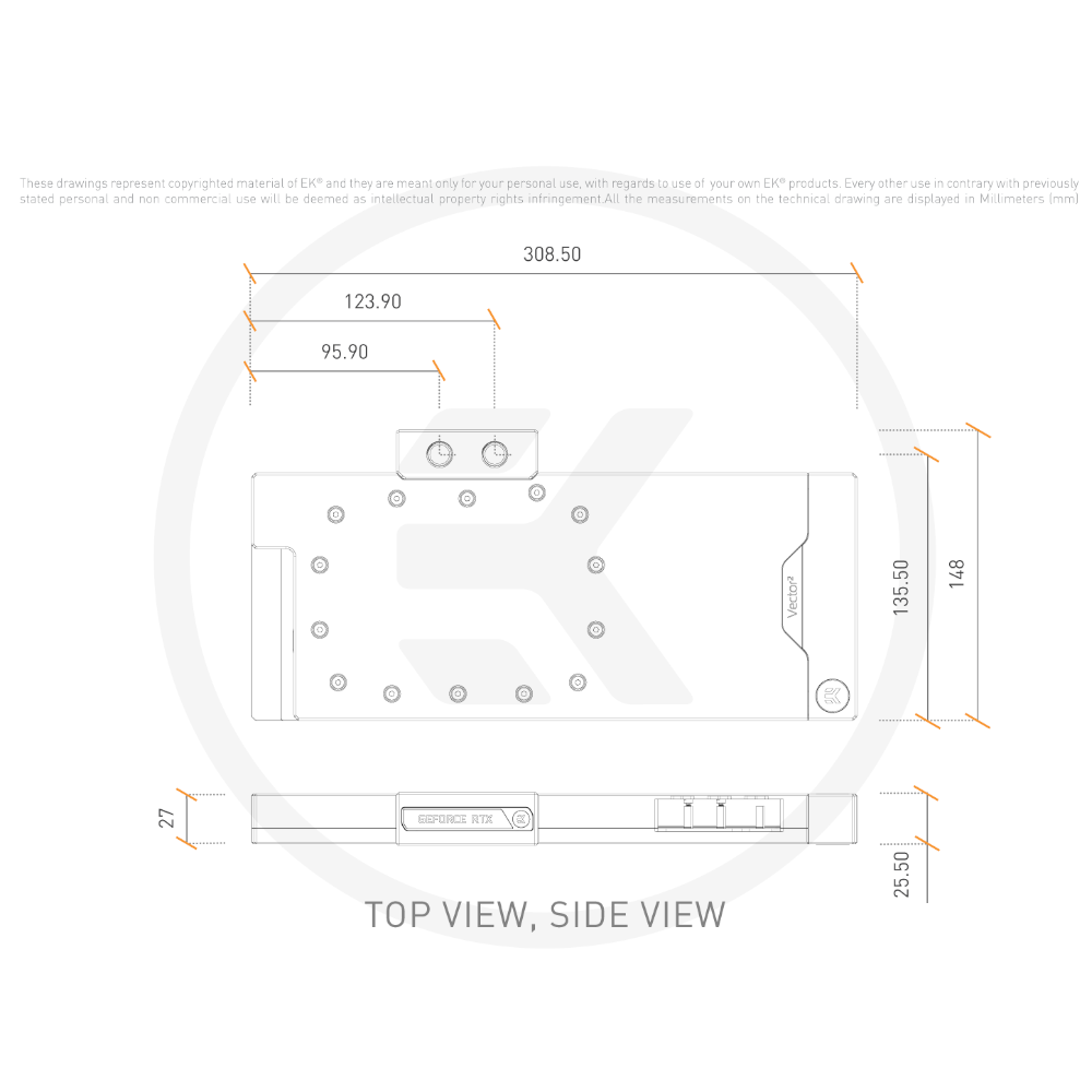 百貨店 EKWB EK-Quantum Vector Xtreme RTX 3080 3090 GPU ウォーター