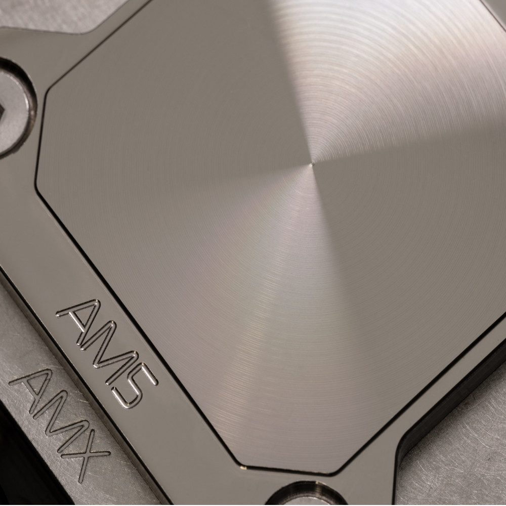 EK Water Blocks - EK Water Blocks EK-Quantum Velocity² D-RGB CPU Water Block For AMD AM5 - Nickel + Satin Titanium