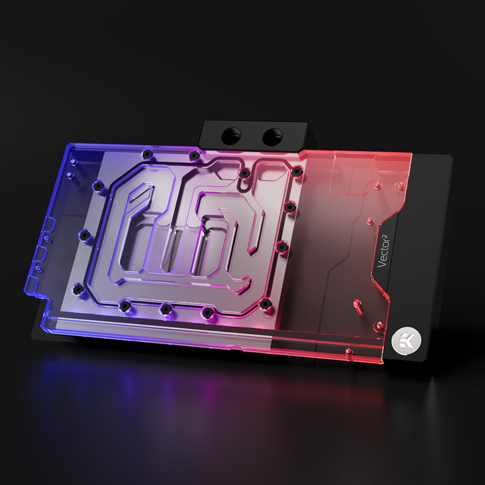 EK Water Blocks - EK Water Blocks EK-Quantum Vector² Strix/TUF RTX 4080 D-RGB Water Block - Nickel + Plexi