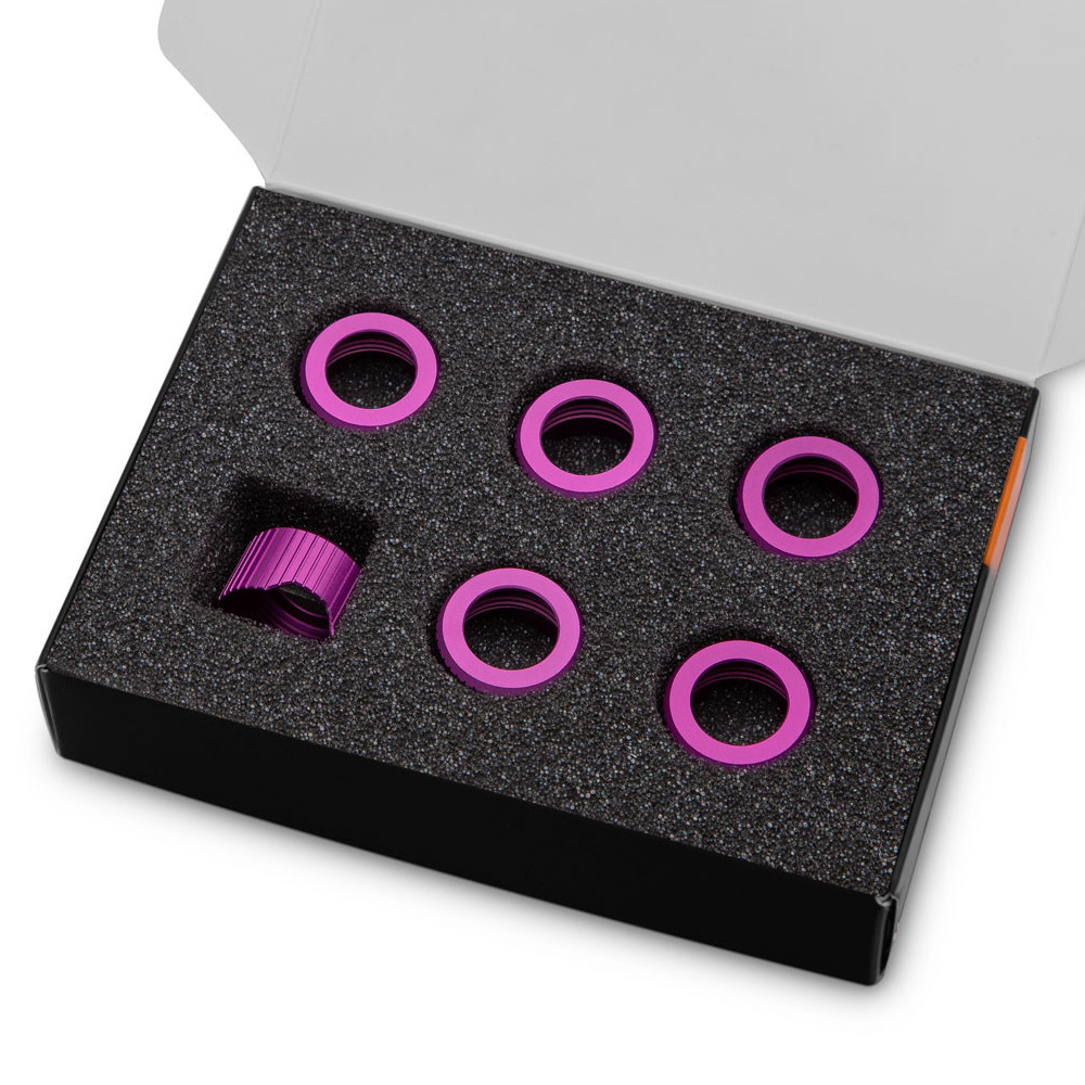 EK Water Blocks EK-Quantum Torque Compression Ring 6-Pack STC 13 - Purple