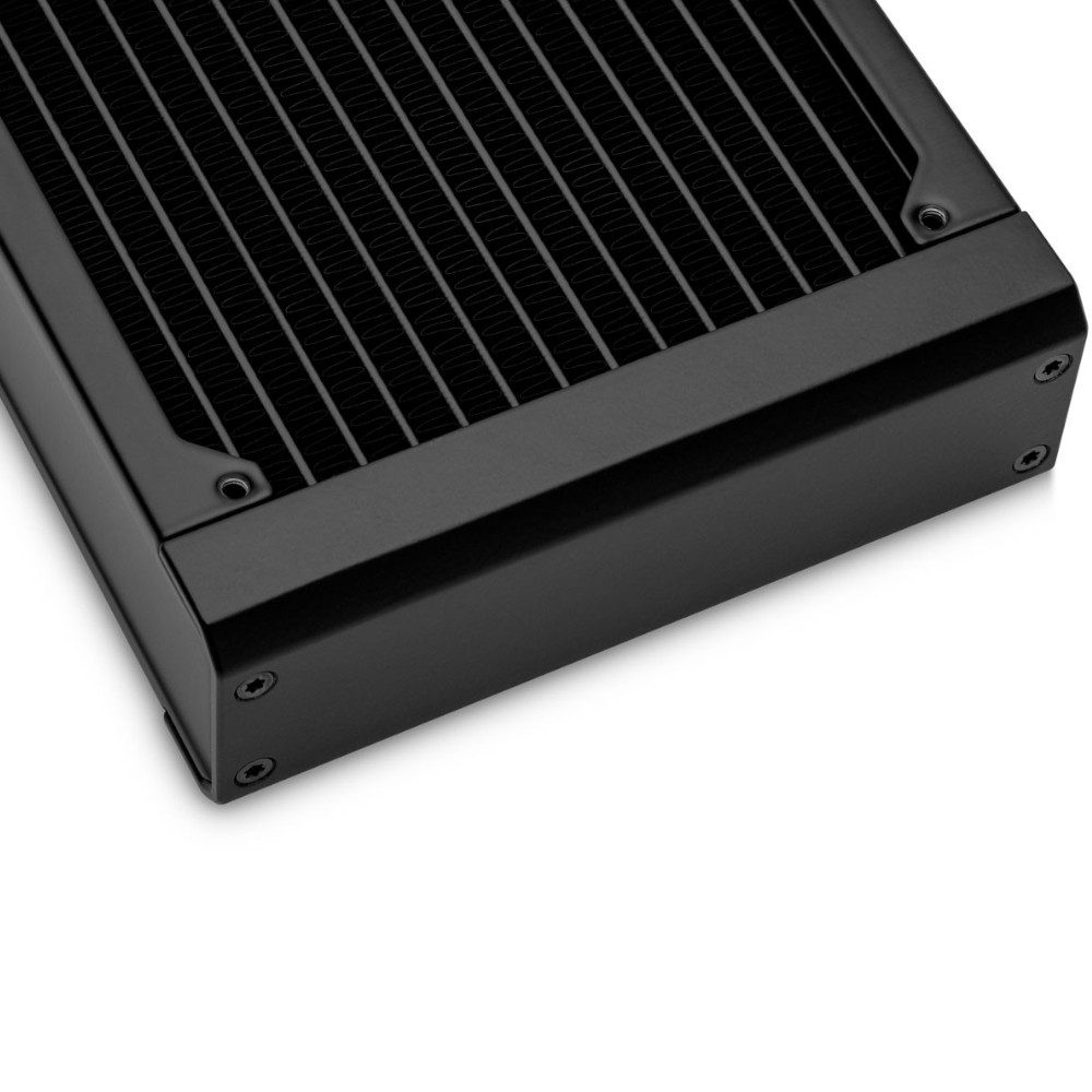 EK Water Blocks - EK Water Blocks EK-Quantum Surface P240 Dual Fan Radiator - Black Edition - 240mm