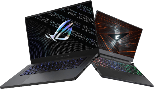 ASUS and Gigabyte Gaming Laptops
