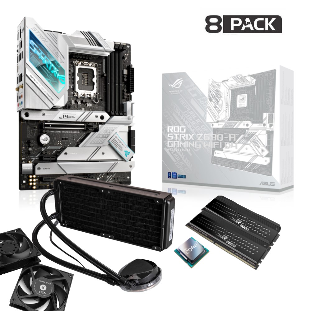 8Pack - 8Pack Approved ASUS ROG Strix-A Z690 Overclocked i9 12900KS  5.1GHz Gaming 