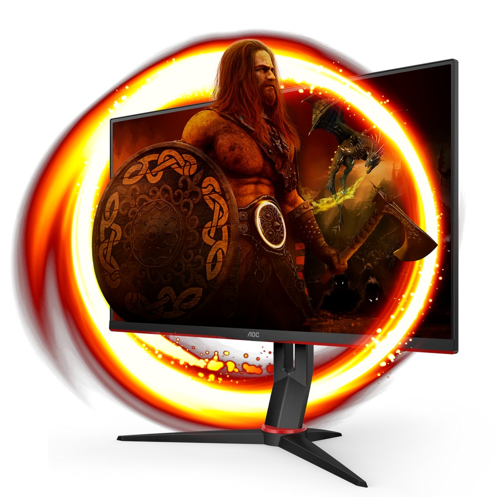 AOC - AOC 24 24G2SU/BK 1920x1080 VA 165Hz 1ms FreeSync/G-Sync Widescreen Gaming M