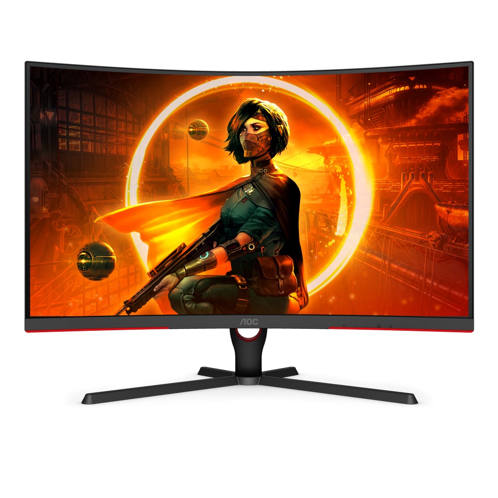 aoc monitor orange light