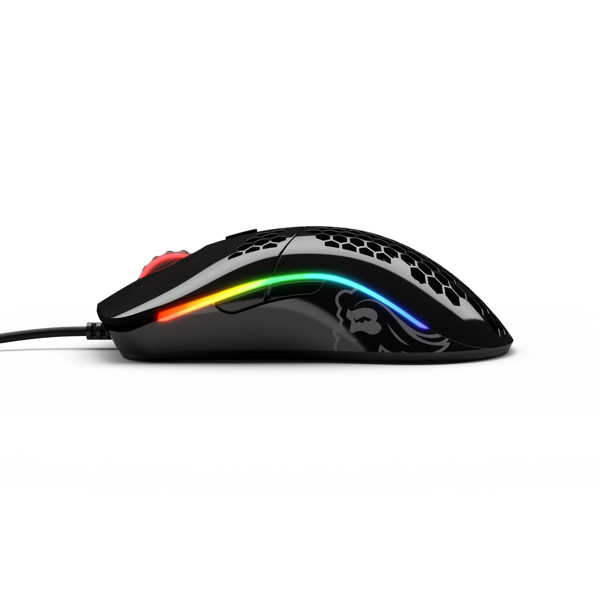 Glorious - B Grade Glorious Model O USB RGB Odin Gaming Mouse - Glossy Black (GO-GBLACK)