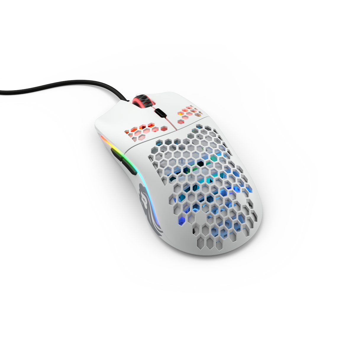 Glorious - B Grade Glorious Model O USB RGB Odin Gaming Mouse - Matte White (GO-WHITE)