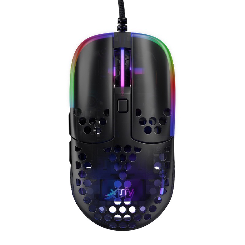 B Grade Cherry Xtrfy MZ1 Ultra-Light ZY’S RAIL USB RGB Optical Gaming Mouse - Black (MZ1-RGB-BLACK-TP)