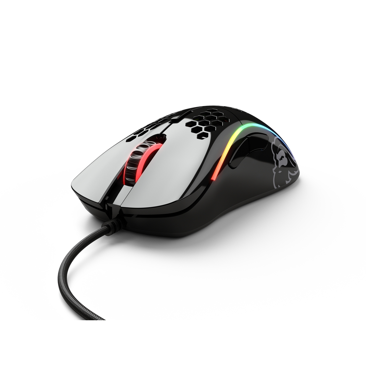 B Grade Glorious Model D USB RGB Optical Gaming Mouse - Glossy Black (GD-GBLACK)