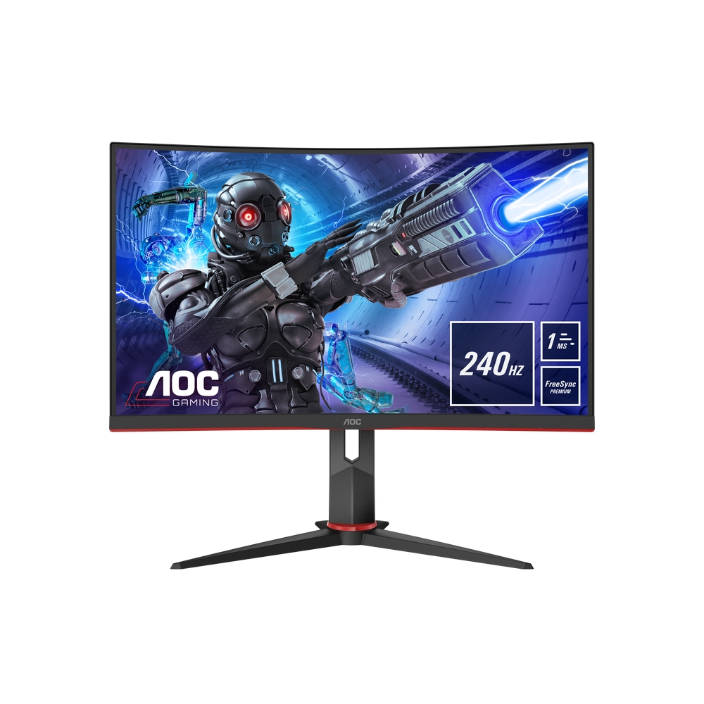 B Grade AOC 32 C32G2ZE/BK 1920x1080 VA 240Hz 1ms FreeSync Premium Curved LE