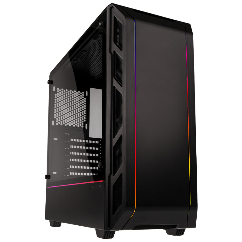 B Grade Phanteks Eclipse P350X Glass Digital RGB Midi Tower Case - Black