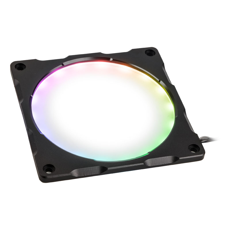 B Grade Phanteks Halos Lux 120mm Digital RGB LED Fan Frame - Aluminium Black