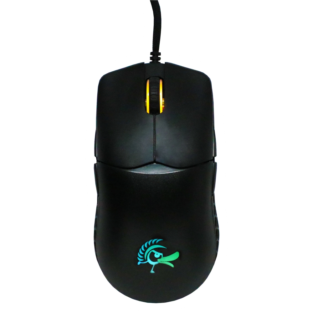 B Grade Ducky Lightweight Feather RGB USB Optical Gaming Mouse (DMFE20O-OAAPA7B)