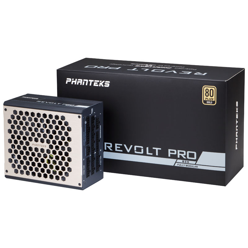 B Grade Phanteks Revolt Pro 850W 80 Plus Gold Modular Power Combo Supply