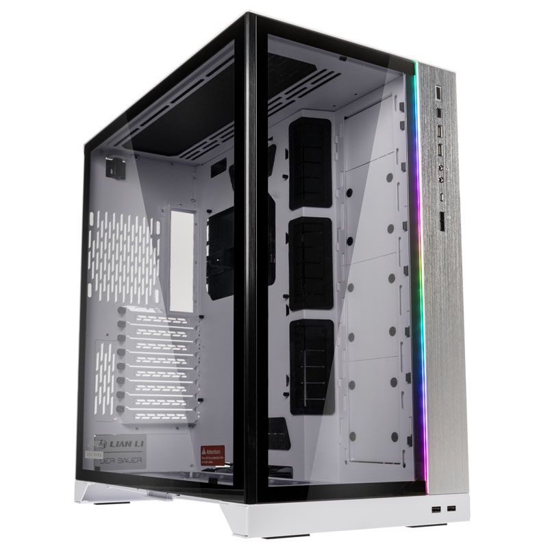 B Grade Lian Li O11 Dynamic XL (ROG Certified) Aluminium Full-Tower - White