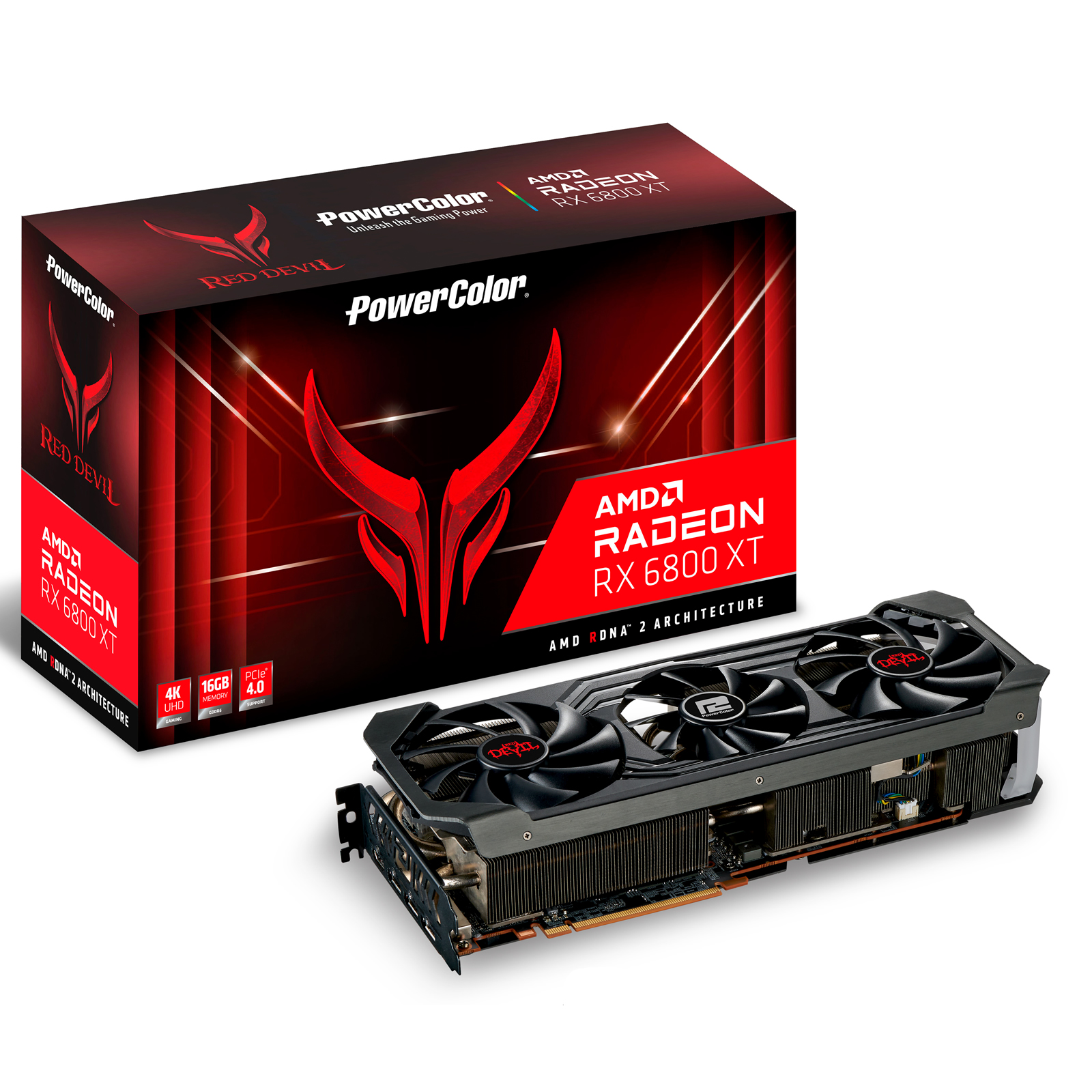 B Grade Powercolor Radeon RX 6800 XT Red Devil 16GB PCI-Express Graphics Card