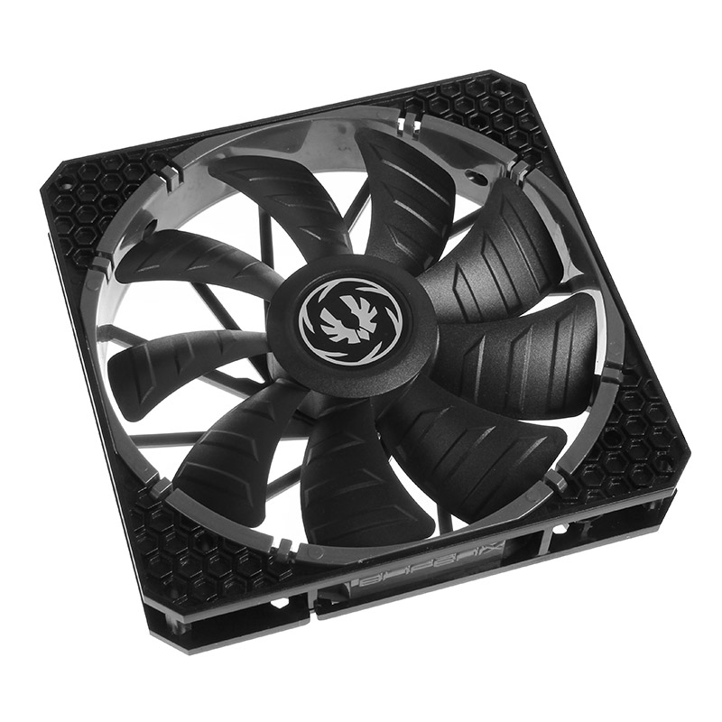 B Grade BitFenix Spectre PRO 140mm Fan - All Black