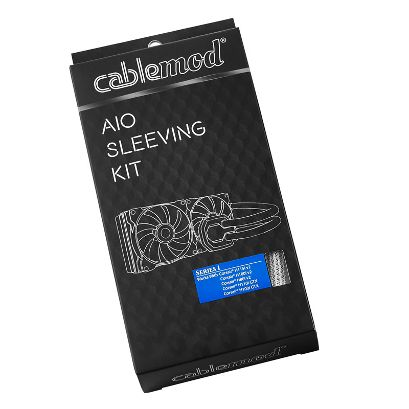CableMod - B Grade CableMod AIO Sleeving Kit Series 1 for Corsair Hydro Gen 2 - White