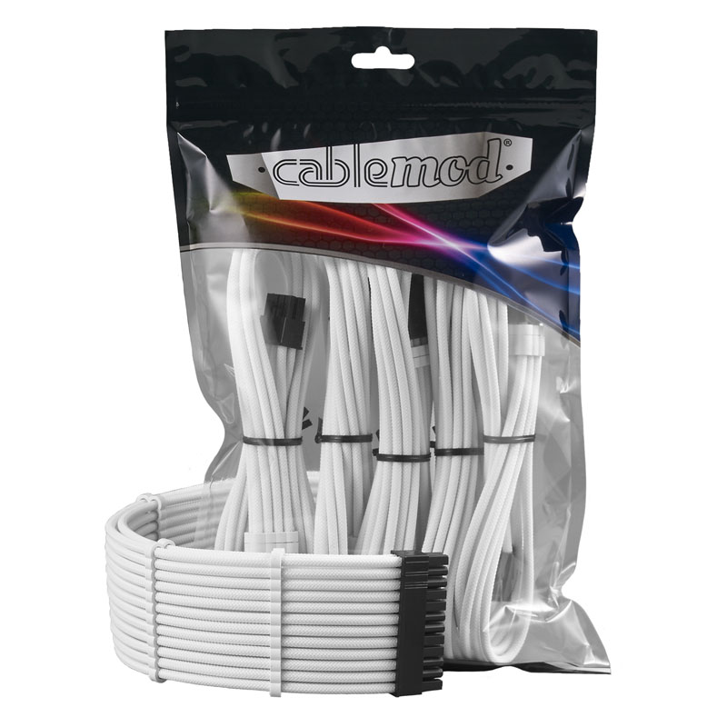 B Grade CableMod PRO ModMesh Cable Extension Kit - White